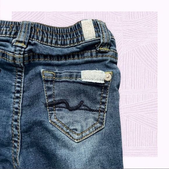 7 For All Mankind The Skinny Stretch Jeans Size 18‎ Months - Picture 4 of 7